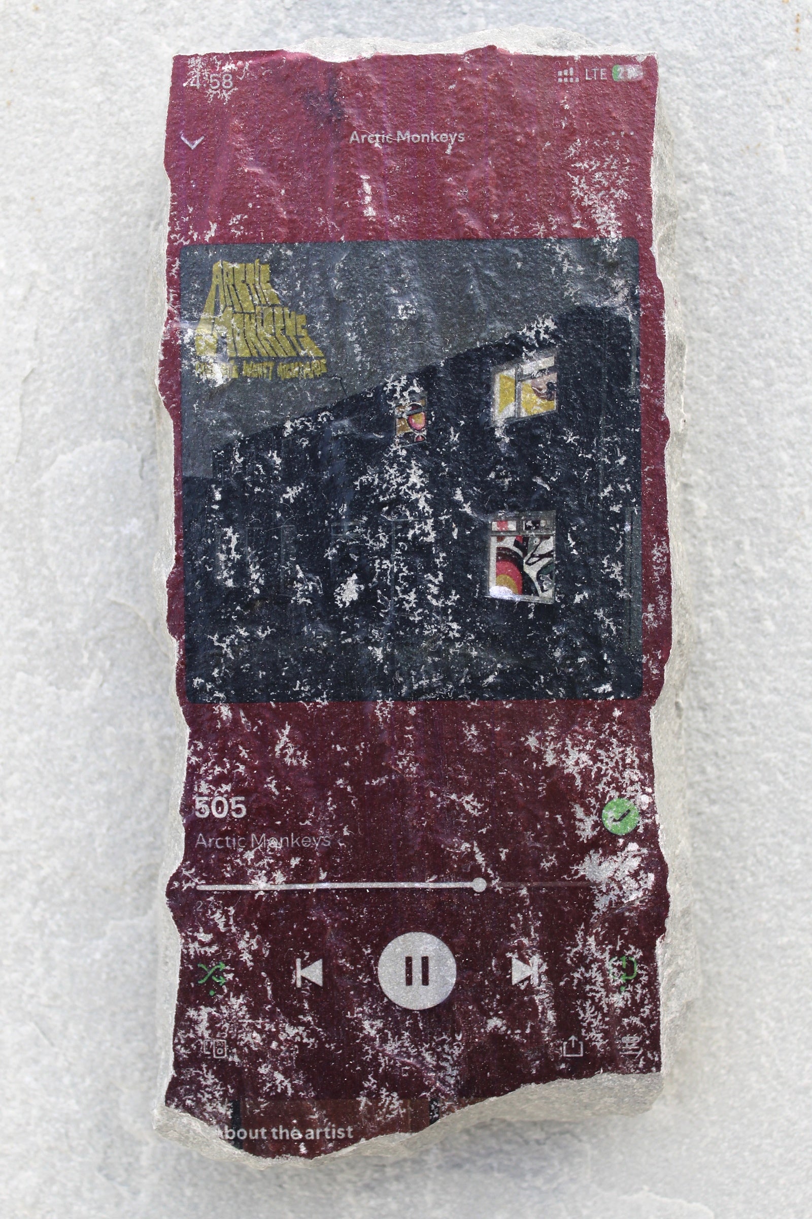 505 — Arctic Monkeys | Spotify Stone